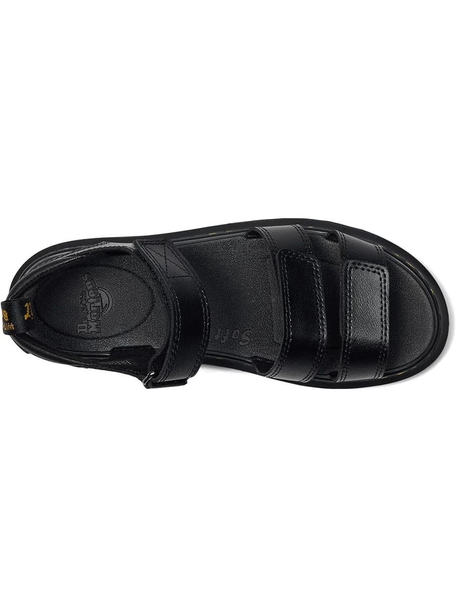Детские сандалии Dr. Martens Kid's Collection Klaire (Big Kid) — изображение 2 из 7, черный