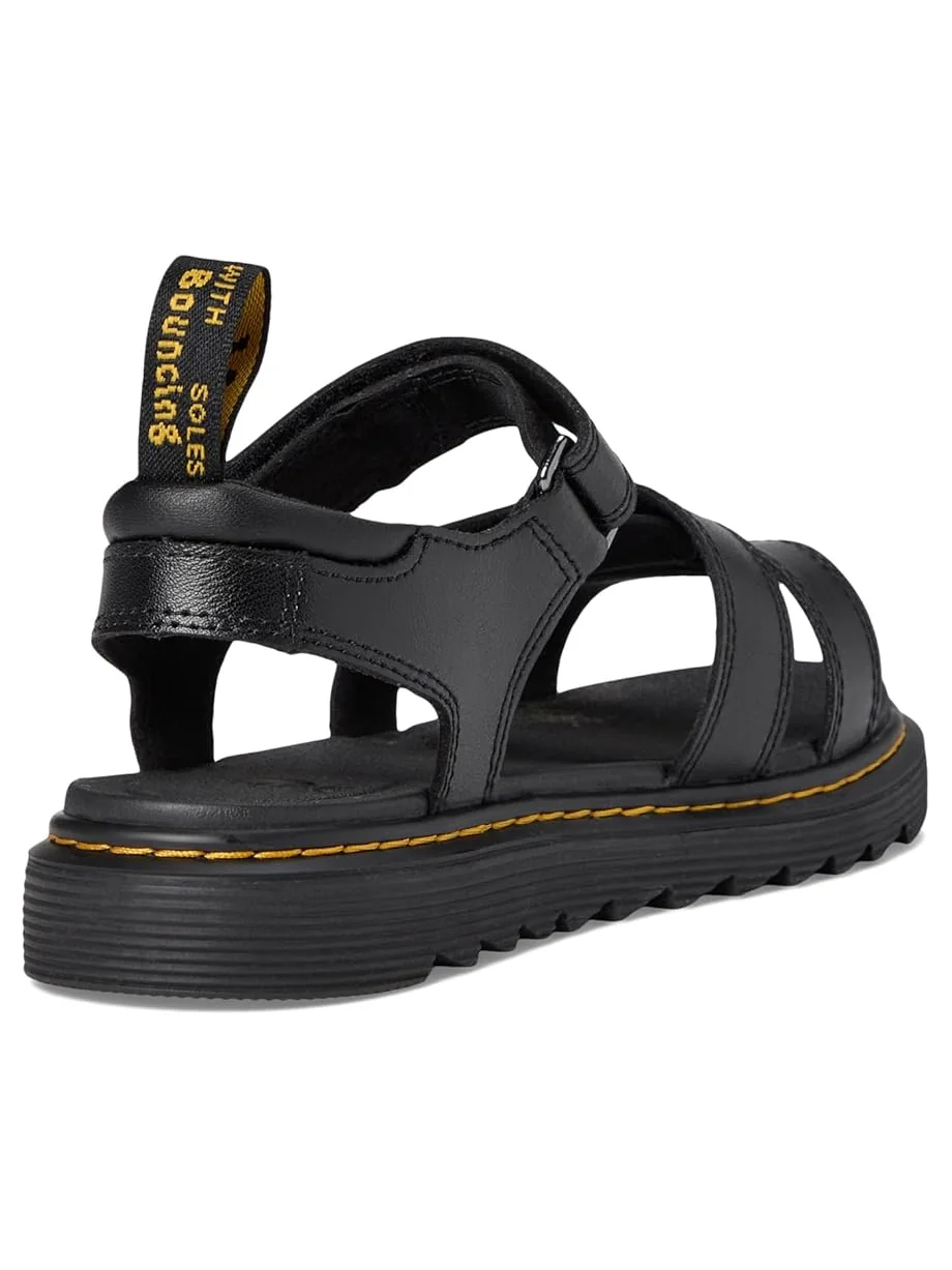 Детские сандалии Dr. Martens Kid's Collection Klaire (Big Kid) — изображение 5 из 7, черный