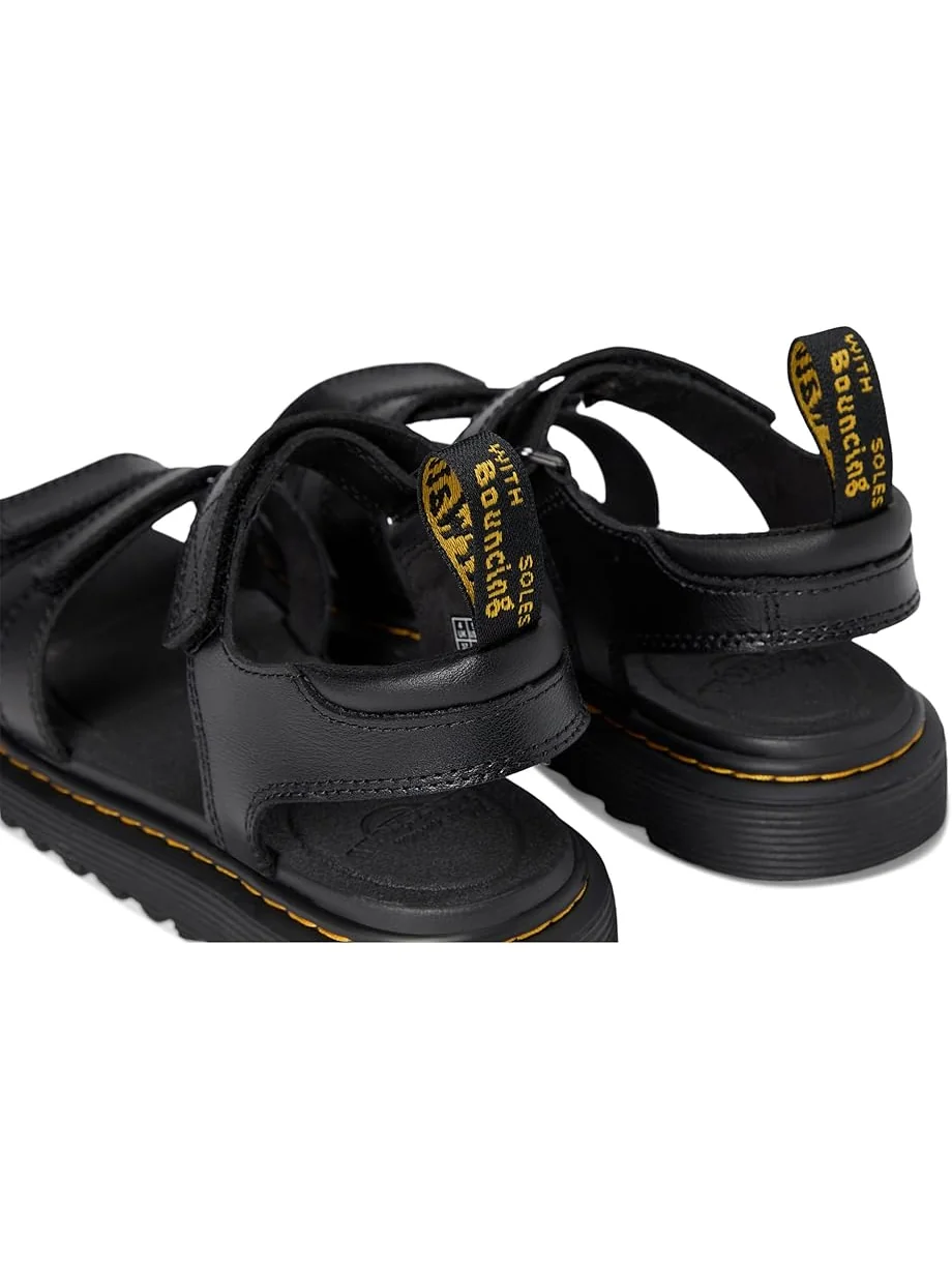 Детские сандалии Dr. Martens Kid's Collection Klaire (Big Kid) — изображение 6 из 7, черный