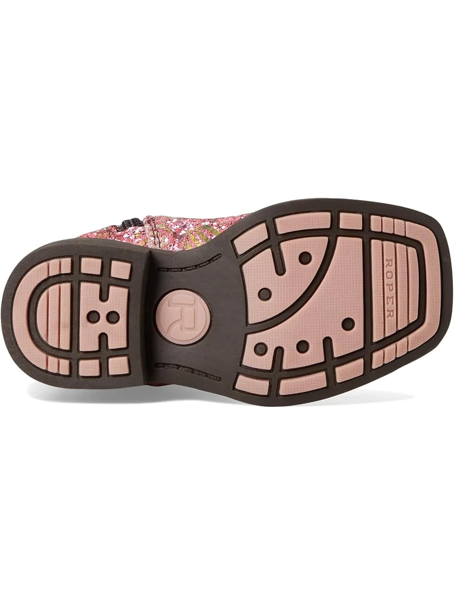 Детские сапоги Roper Kids Glitter Aztec — изображение 3 из 7, розовый/коричневый