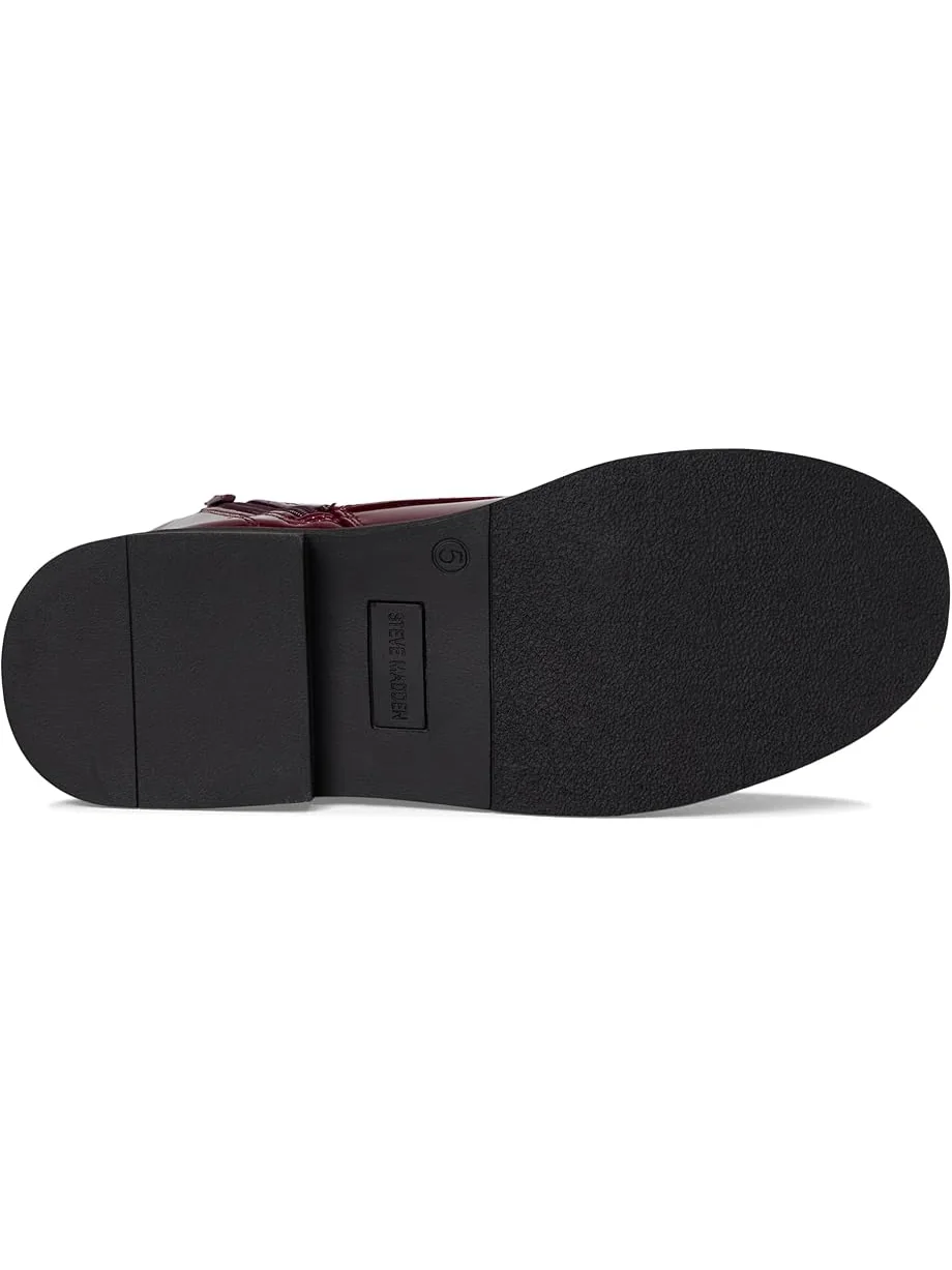 Детские ботинки Steve Madden Kids Pose (Little Kid/Big Kid) — изображение 3 из 7, бордовый