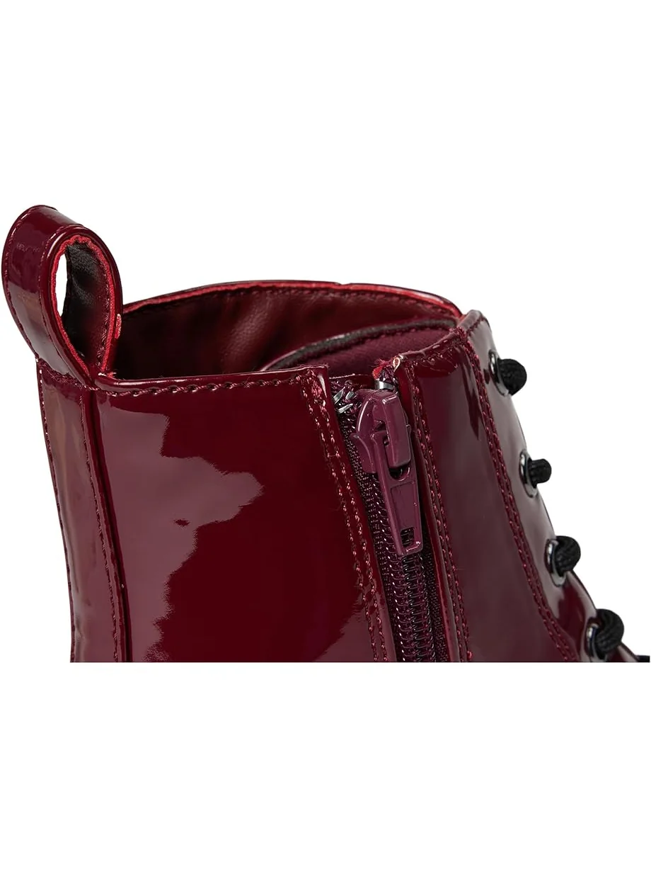 Детские ботинки Steve Madden Kids Pose (Little Kid/Big Kid) — изображение 6 из 7, бордовый