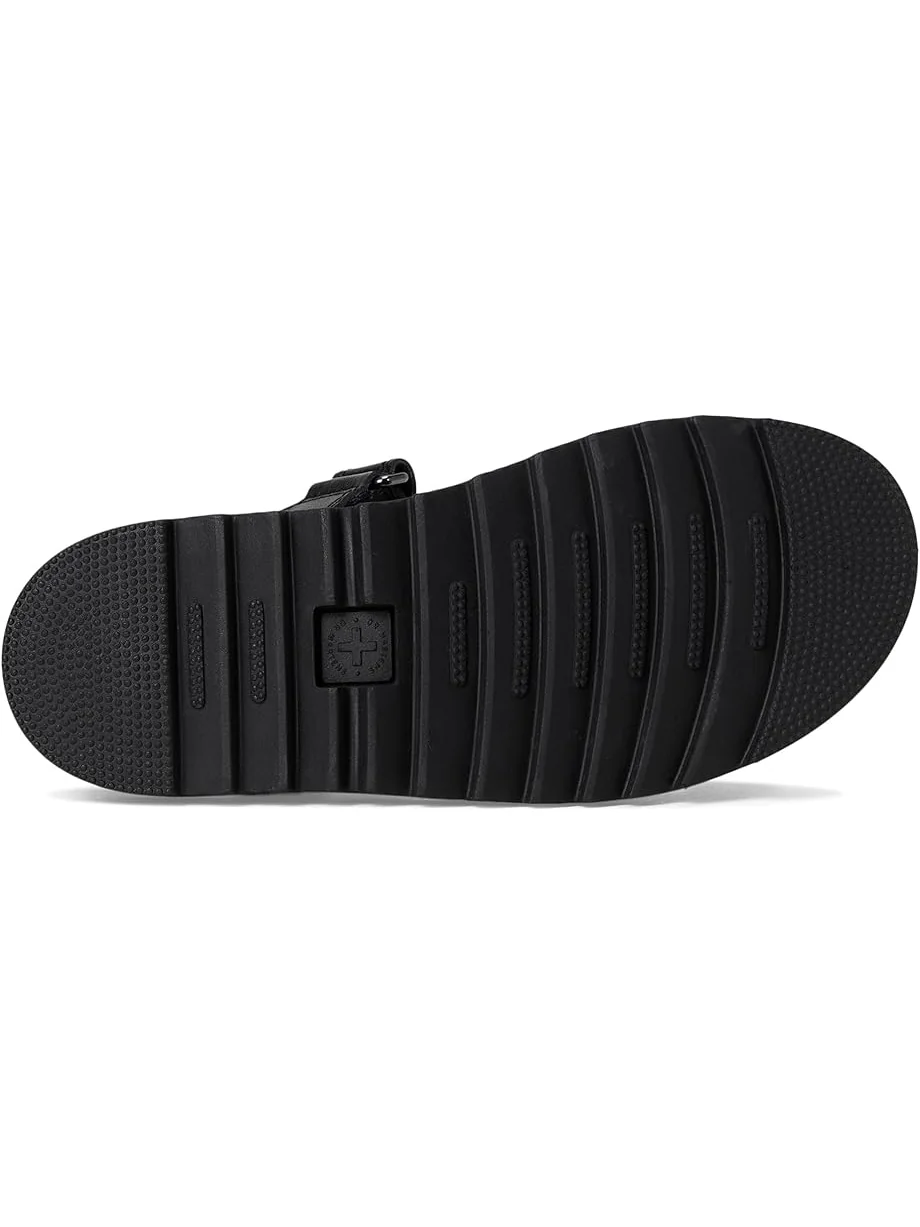 Детские сандалии Dr. Martens Kid's Collection Klaire (Little Kid/Big Kid) — изображение 3 из 7, черный