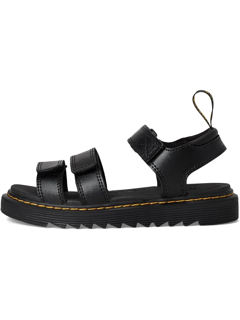 Детские сандалии Dr. Martens Kid's Collection Klaire (Little Kid/Big Kid) — изображение 4 из 7, черный