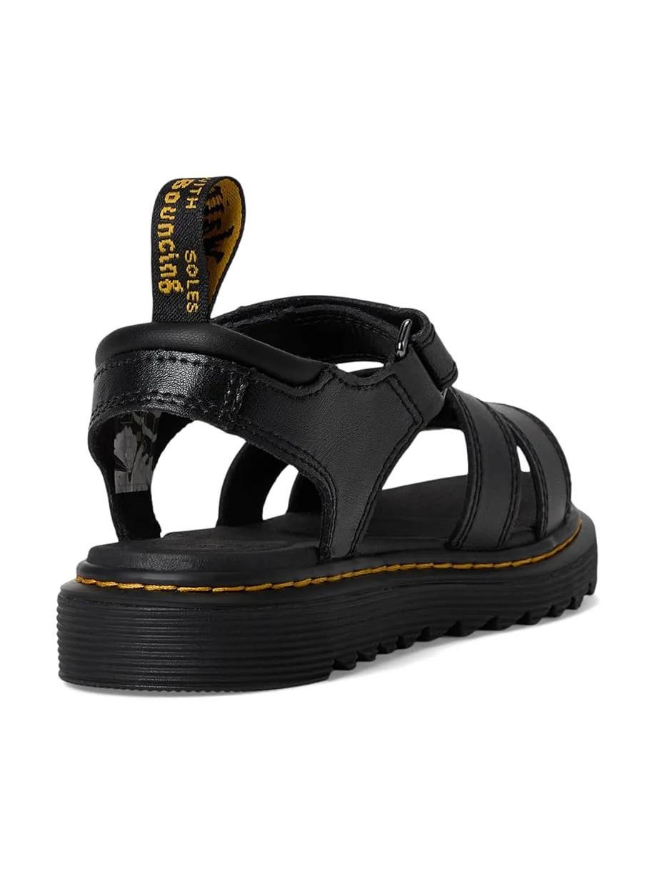 Детские сандалии Dr. Martens Kid's Collection Klaire (Little Kid/Big Kid) — изображение 5 из 7, черный