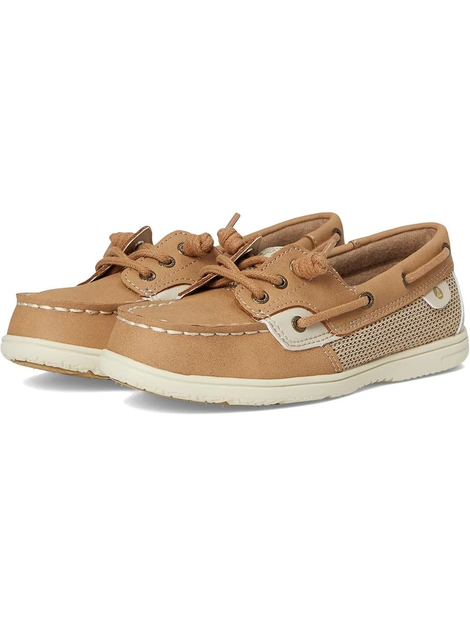 Детские лодочки Sperry Shoresider 3-Eye (Little Kid/Big Kid) Sperry Kids, Linen