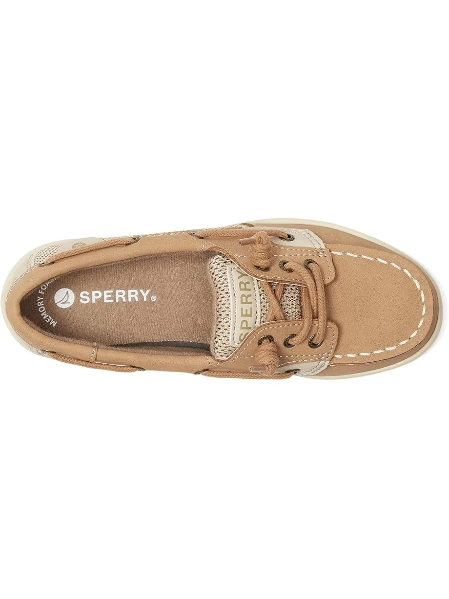 Детские лодочки Sperry Shoresider 3-Eye (Little Kid/Big Kid) Sperry Kids, Linen — изображение 2 из 7, льняной