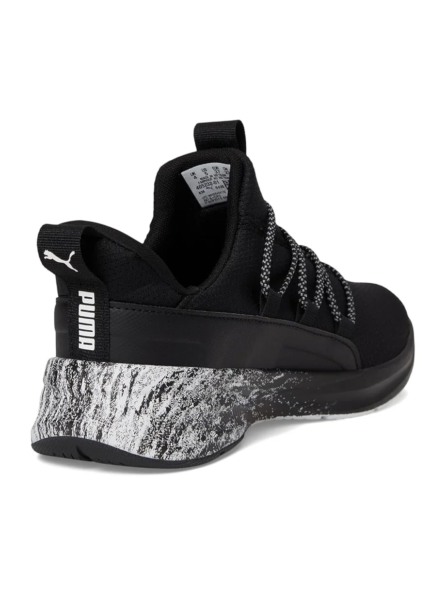 Детские слипоны Puma Softride One4all (большие дети) PUMA Kids — изображение 5 из 7, черный/белый