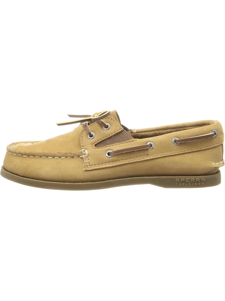 Детские лодочники Sperry Authentic Original Slip On (Little Kid/Big Kid) Sperry Kids, Sahara Leather — изображение 4 из 7