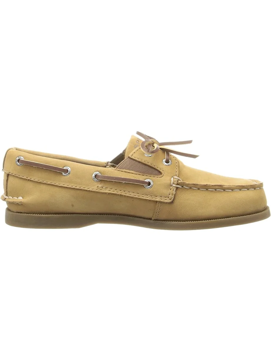 Детские лодочники Sperry Authentic Original Slip On (Little Kid/Big Kid) Sperry Kids, Sahara Leather — изображение 6 из 7