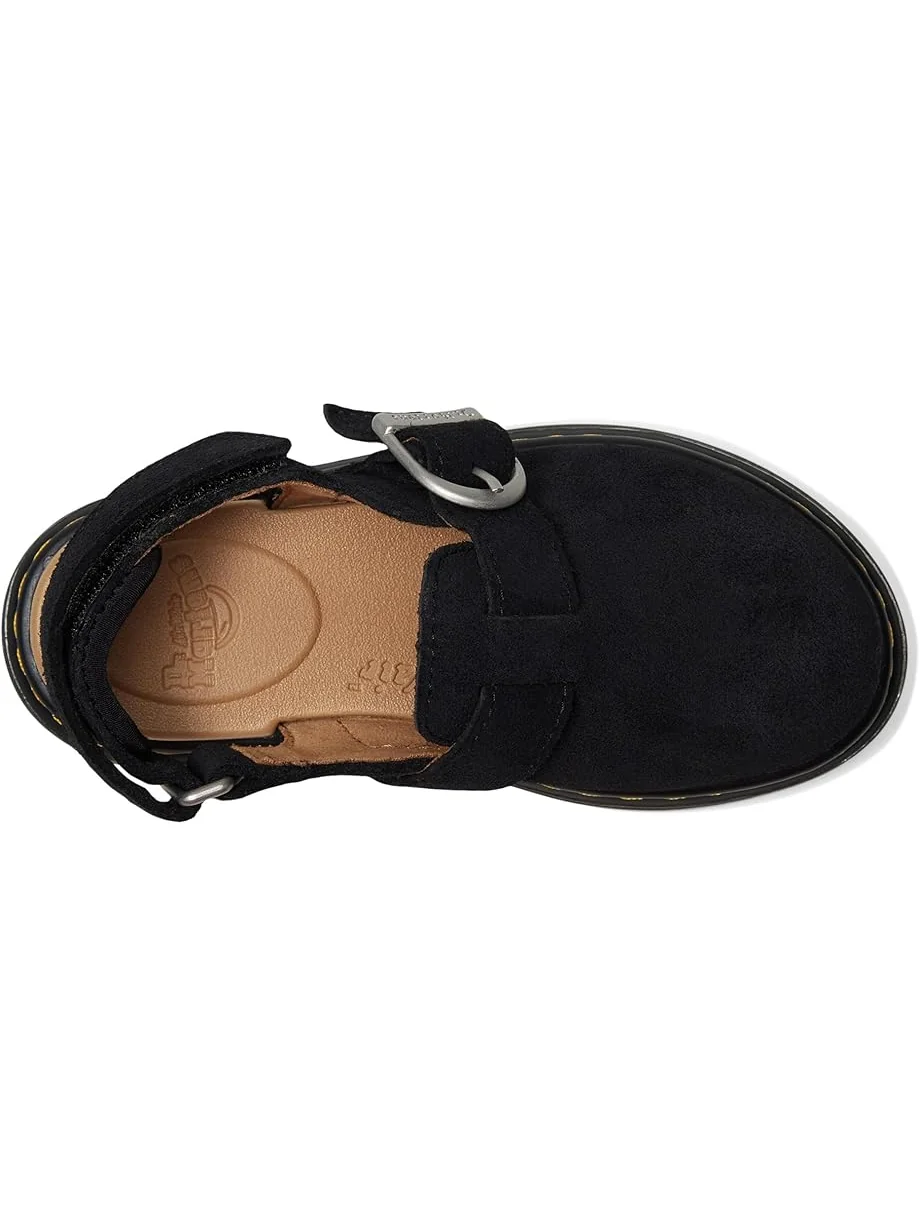 Детские балетки Dr. Martens Jorgie (Little Kid/Big Kid) Dr. Martens Kid's Collection — изображение 2 из 7, черный