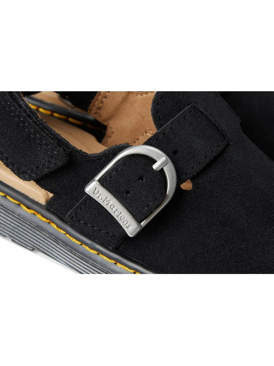 Детские балетки Dr. Martens Jorgie (Little Kid/Big Kid) Dr. Martens Kid's Collection — изображение 6 из 7, черный