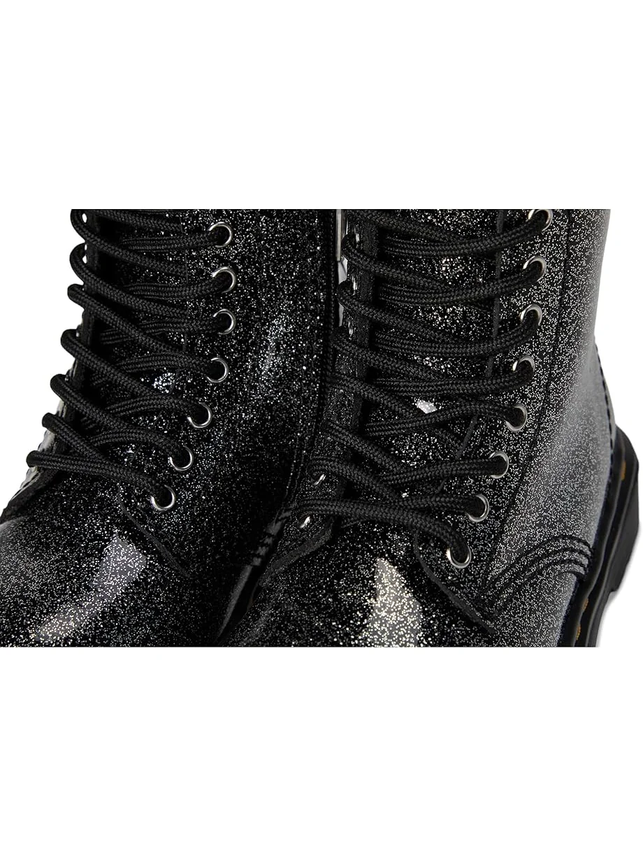 Детские ботинки Dr. Martens 1460 (Little Kid) Dr. Martens Kid's Collection — изображение 6 из 7, черный/серебристый