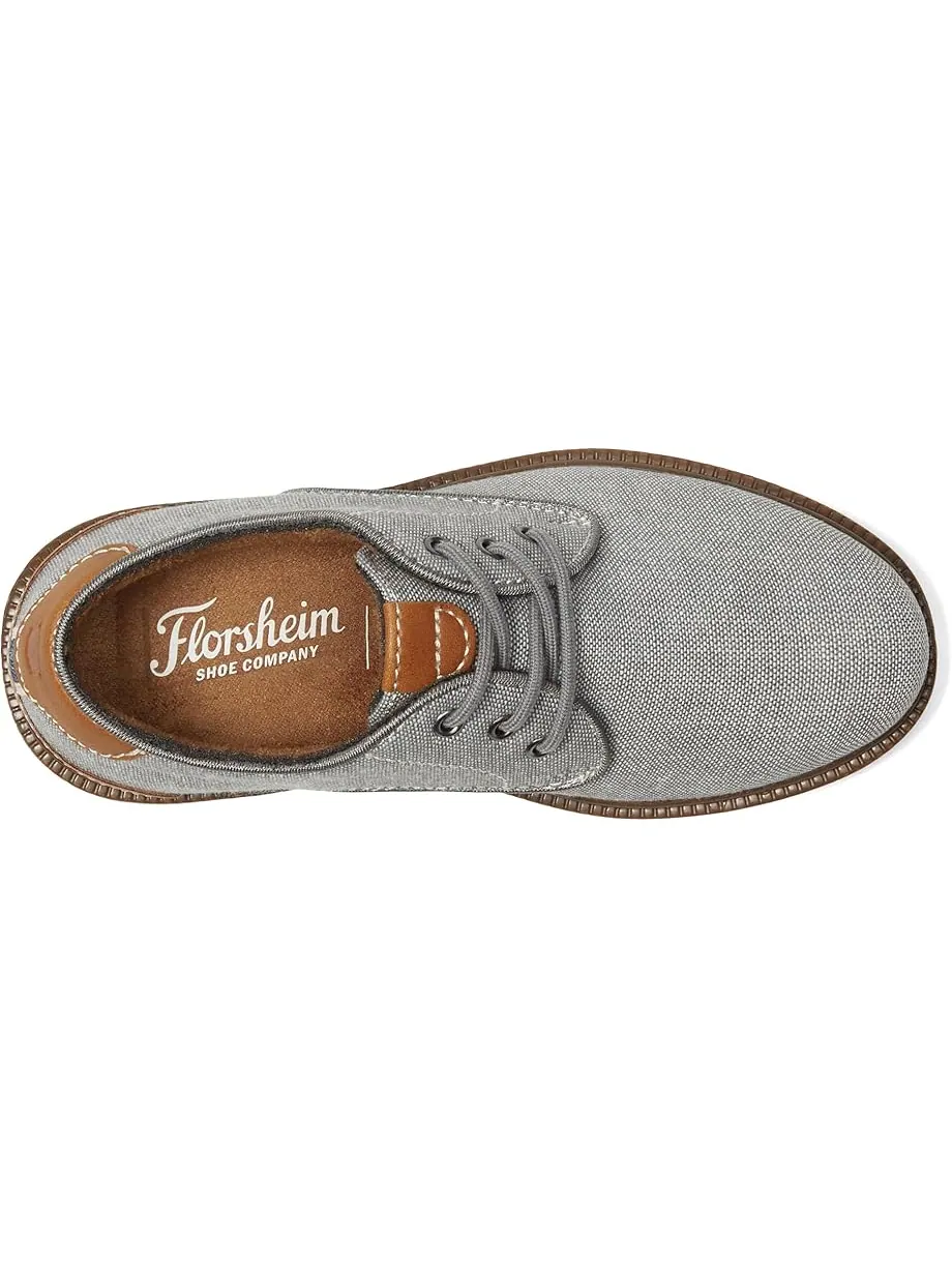 Оксфорды Florsheim Kids Highland Canvas Plain Toe Oxford Jr. — изображение 2 из 6, серый