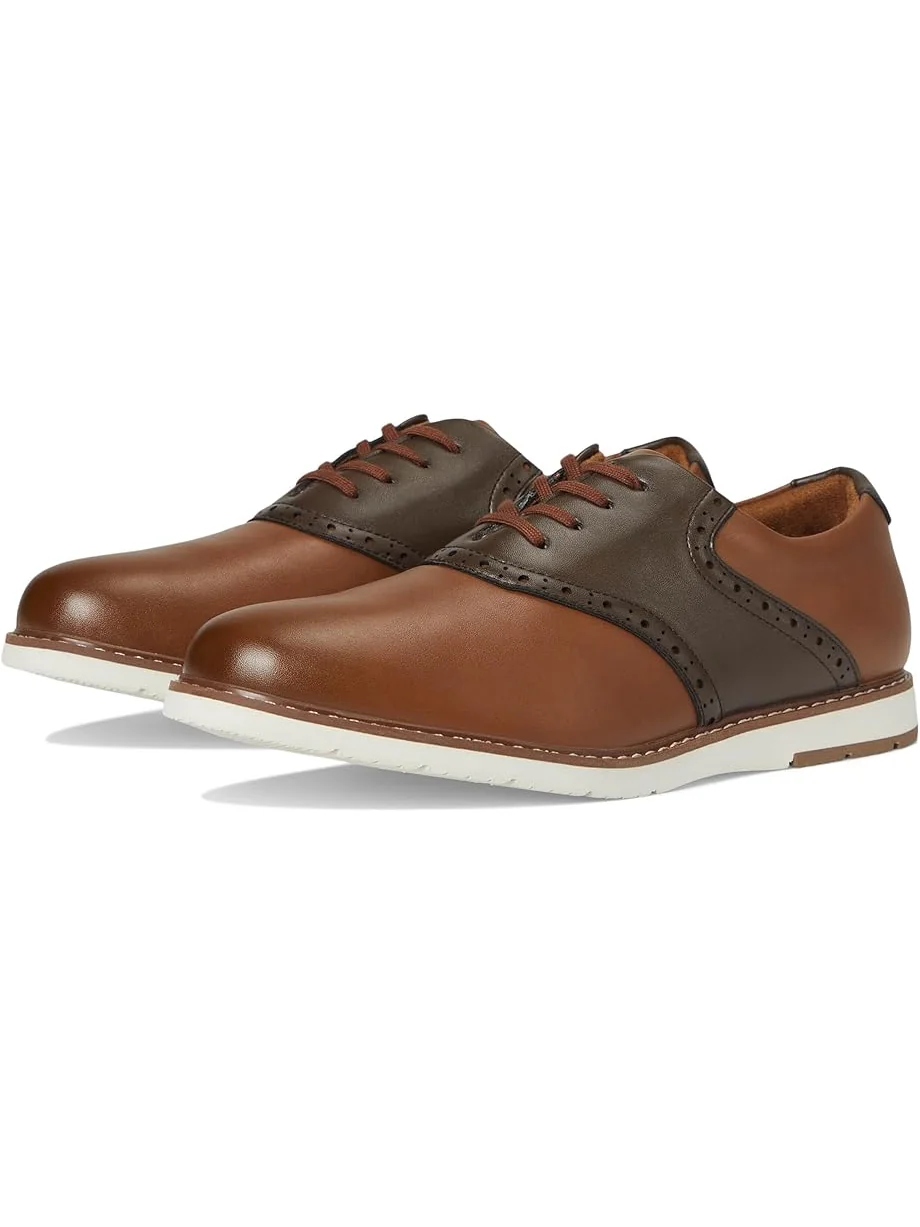 Мужские оксфорды Florsheim Kids Vibe Jr. Boys Plain Toe Saddle Shoe (Toddler/Little Kid/Big Kid)