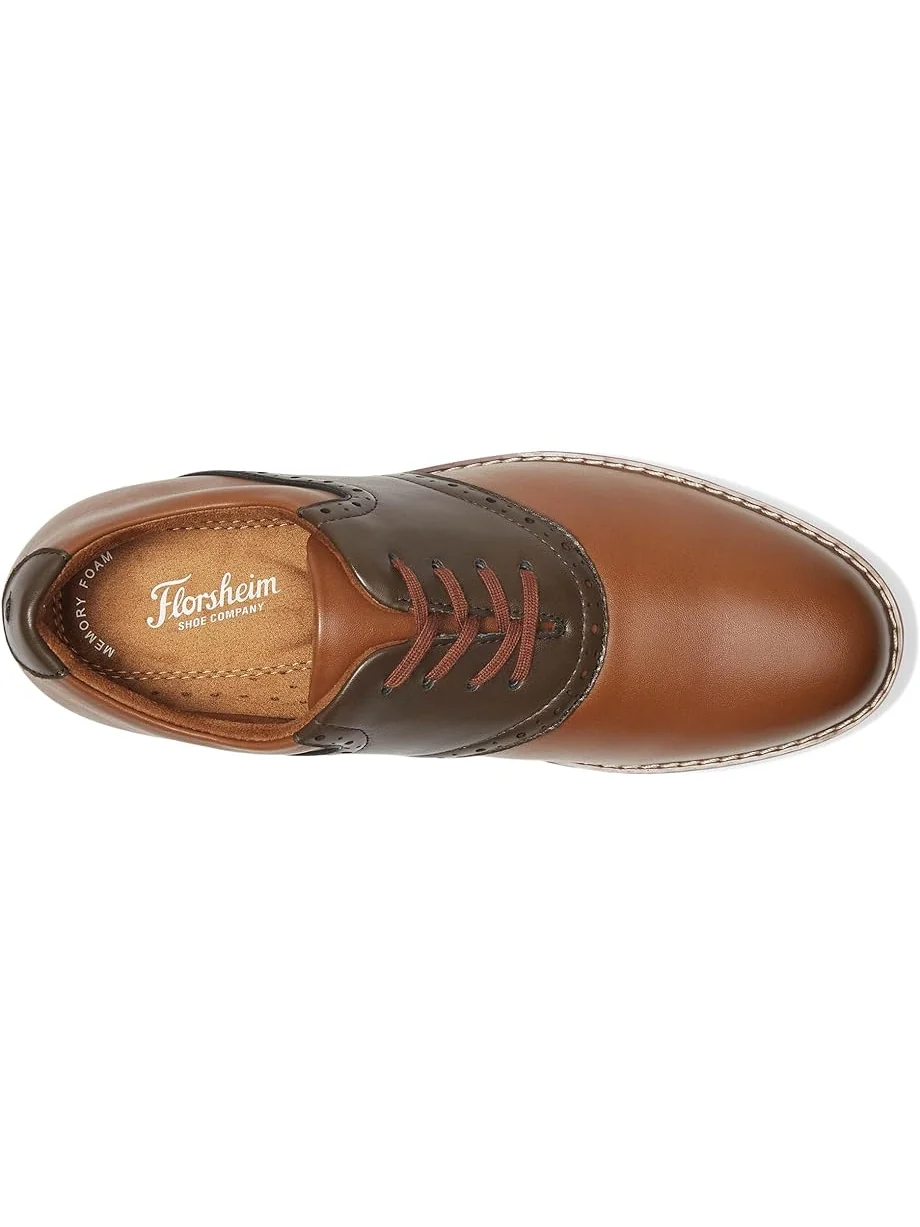 Мужские оксфорды Florsheim Kids Vibe Jr. Boys Plain Toe Saddle Shoe (Toddler/Little Kid/Big Kid) — изображение 2 из 7