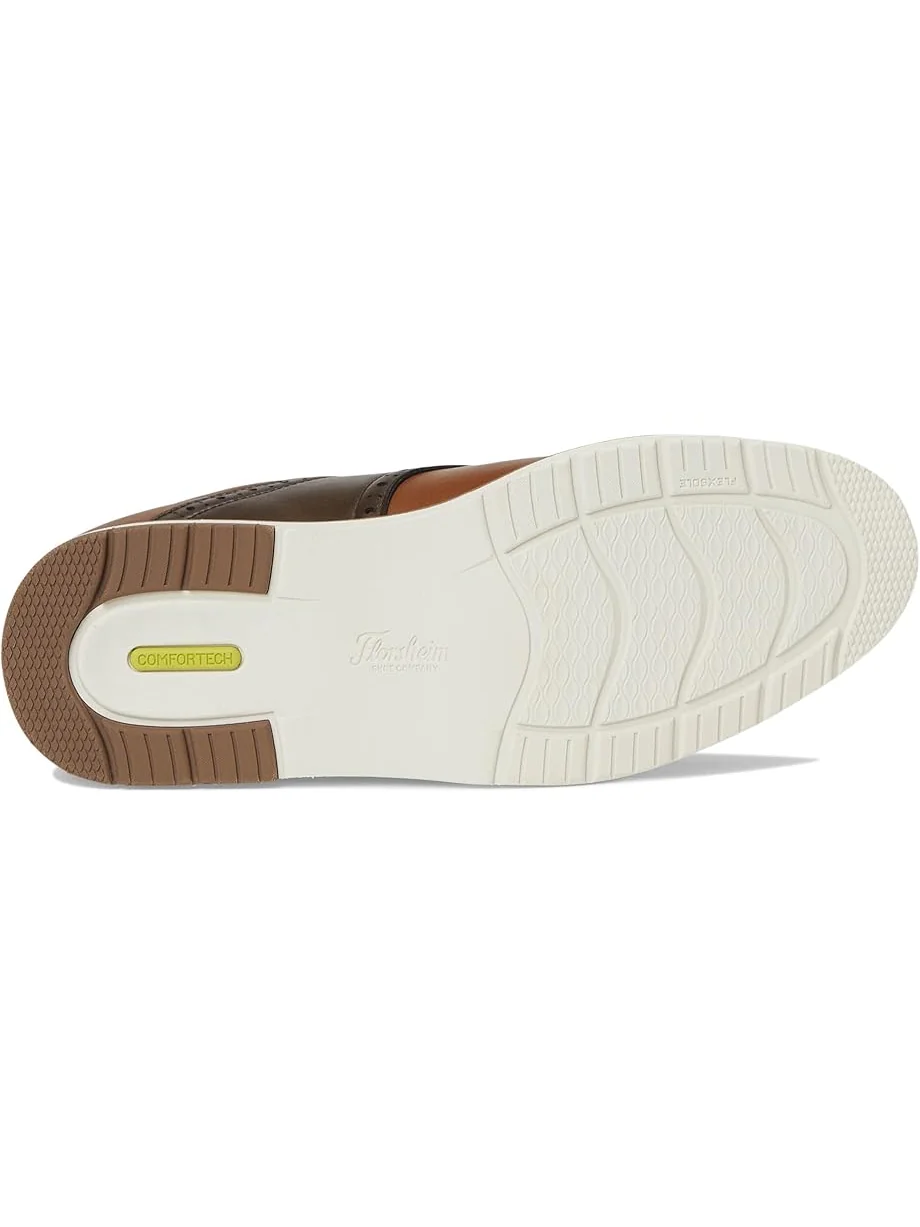 Мужские оксфорды Florsheim Kids Vibe Jr. Boys Plain Toe Saddle Shoe (Toddler/Little Kid/Big Kid) — изображение 3 из 7