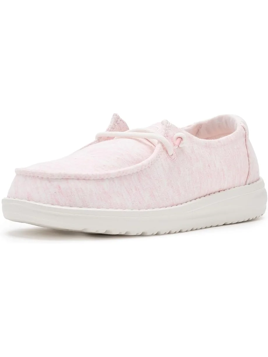 Детские лоферы Wendy Y Stretch Jersey Lilac Hey Dude Kids — изображение 1 из 7, розовый
