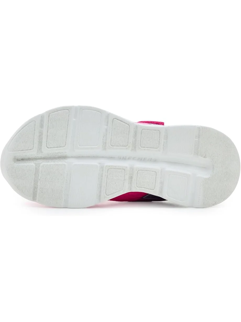 Детские кроссовки Skechers Glide-Step Lights 303730L (Little Kid/Big Kid) SKECHERS KIDS — изображение 5 из 7, розовый/мульти