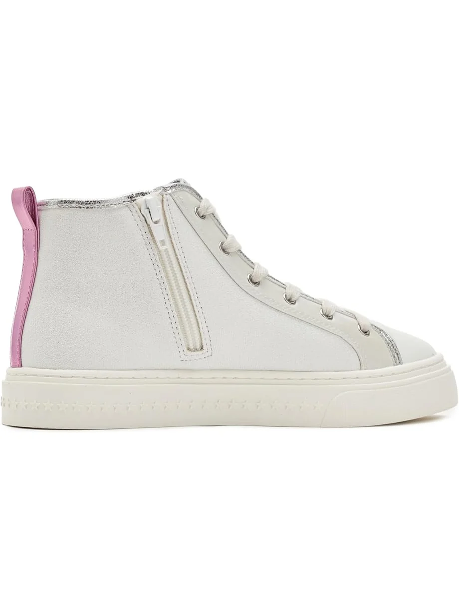 Детские кроссовки Steve Madden Laurisa (Little Kid/Big Kid) Steve Madden Kids — изображение 3 из 7, белый мульти
