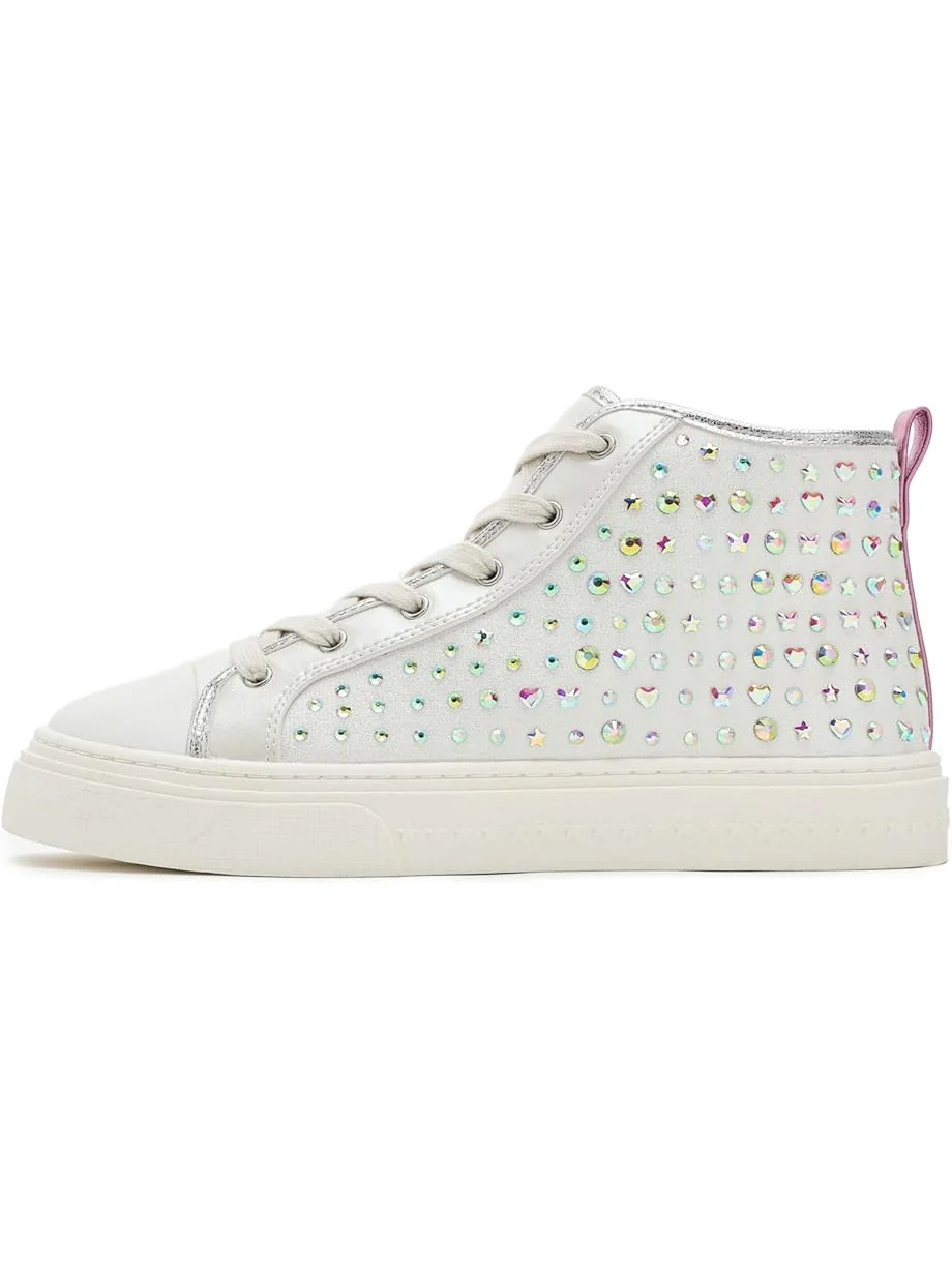 Детские кроссовки Steve Madden Laurisa (Little Kid/Big Kid) Steve Madden Kids — изображение 4 из 7, белый мульти