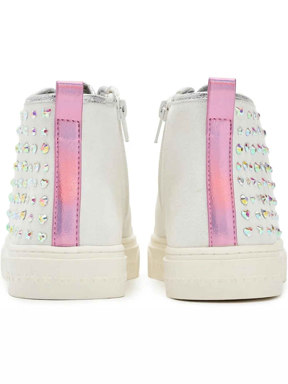 Детские кроссовки Steve Madden Laurisa (Little Kid/Big Kid) Steve Madden Kids — изображение 7 из 7, белый мульти