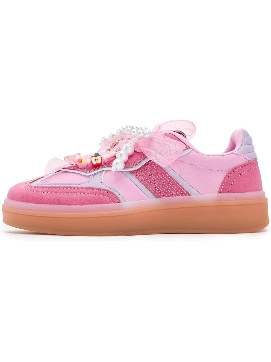Детские кроссовки Steve Madden Sianna (Little Kid/Big Kid) Steve Madden Kids — изображение 4 из 7, мульти