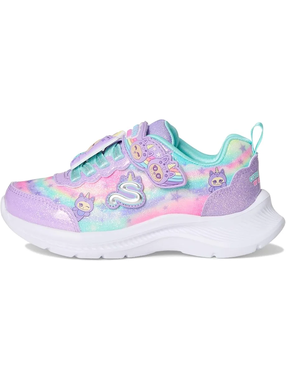 Детские кроссовки SKECHERS KIDS Jumpsters - Cutie Critters 302363L (Little Kid/Big Kid) — изображение 4 из 7, мульти