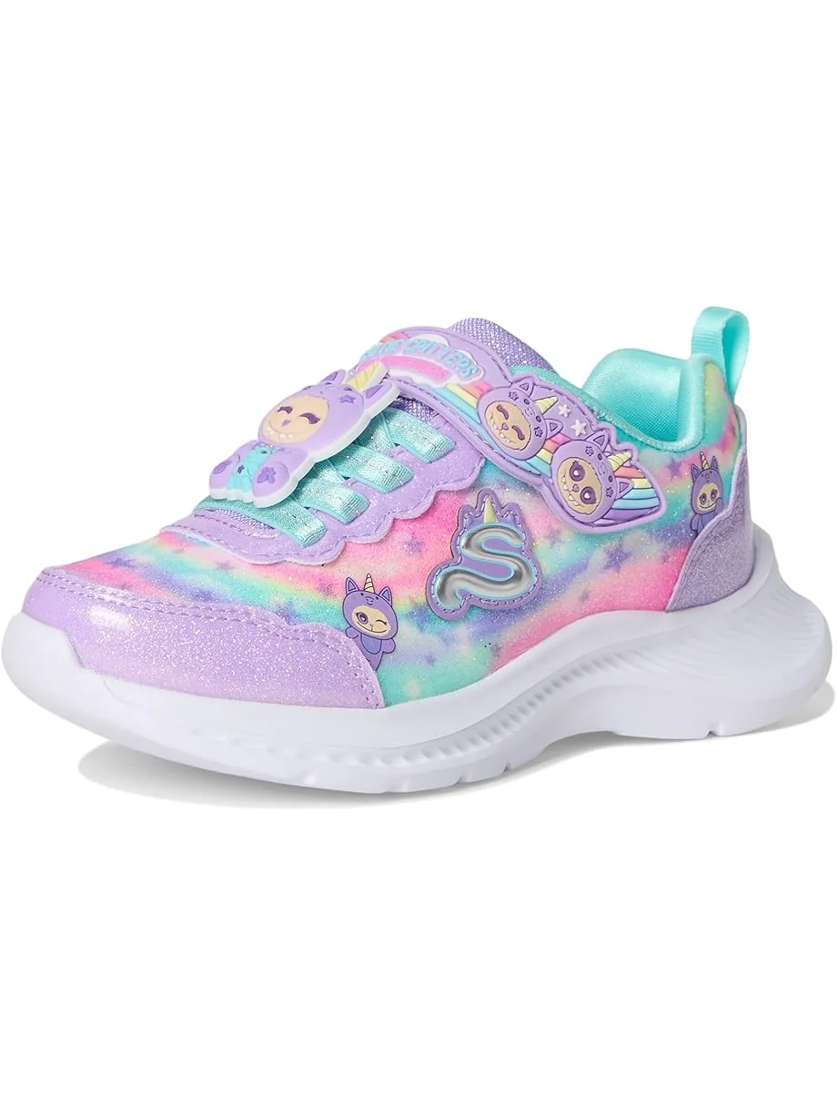Детские кроссовки SKECHERS KIDS Jumpsters - Cutie Critters 302363L (Little Kid/Big Kid) — изображение 7 из 7, мульти