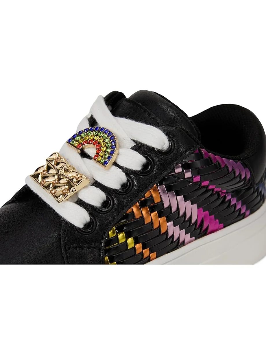 Детские кроссовки Kurt Geiger London Kids Mini Laney Weave (Toddler) — изображение 6 из 7, черный мульти
