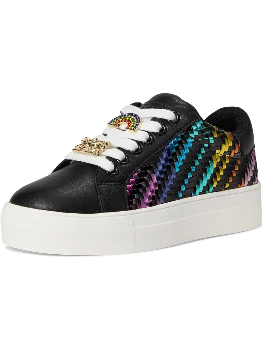 Детские кроссовки Kurt Geiger London Kids Mini Laney Weave (Little Kid/Big Kid) — изображение 7 из 7, черный мульти
