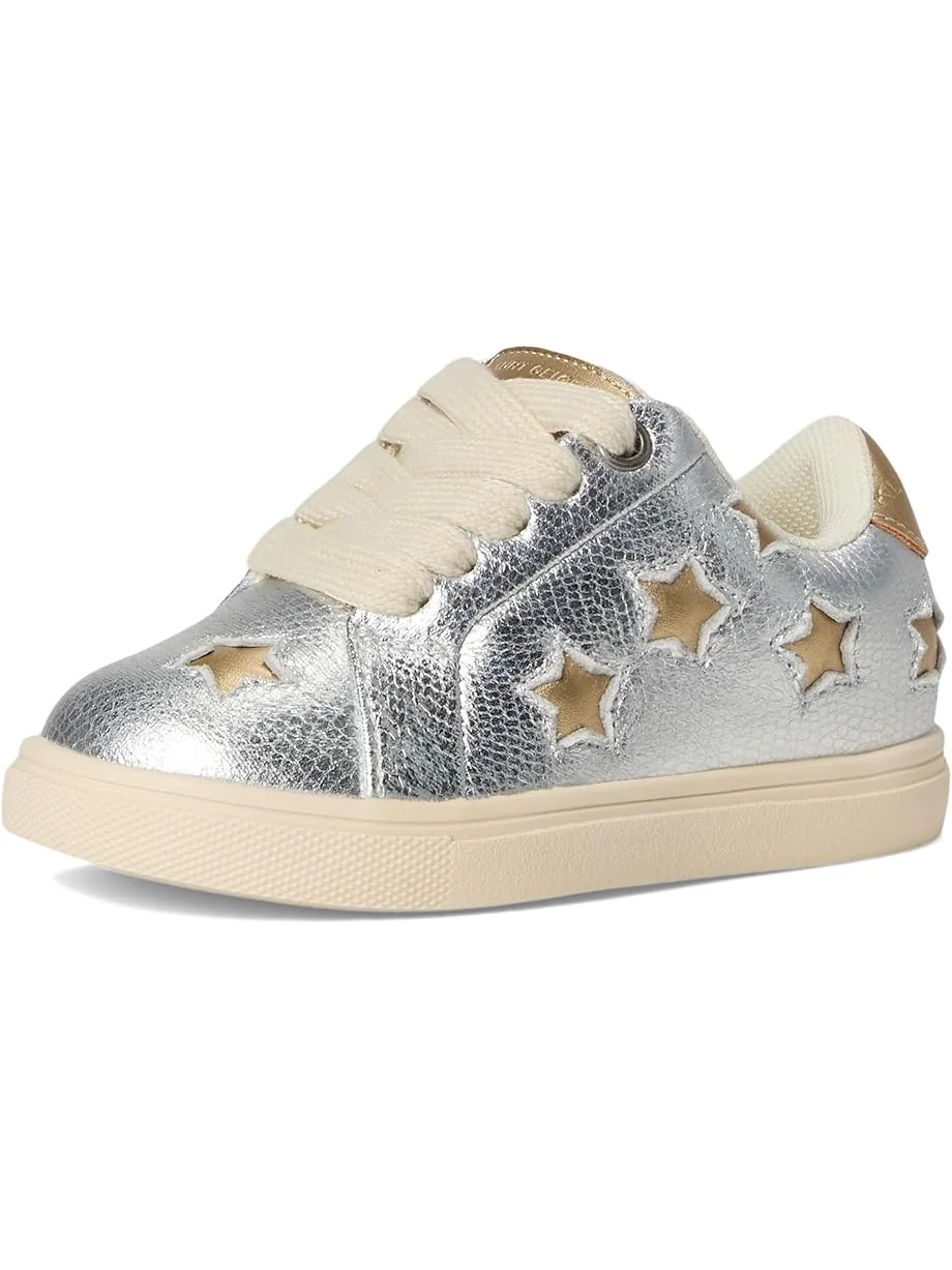 Детские кроссовки Kurt Geiger London Kids Mini Lane Star (Toddler) — изображение 7 из 7, серебристый золотистый