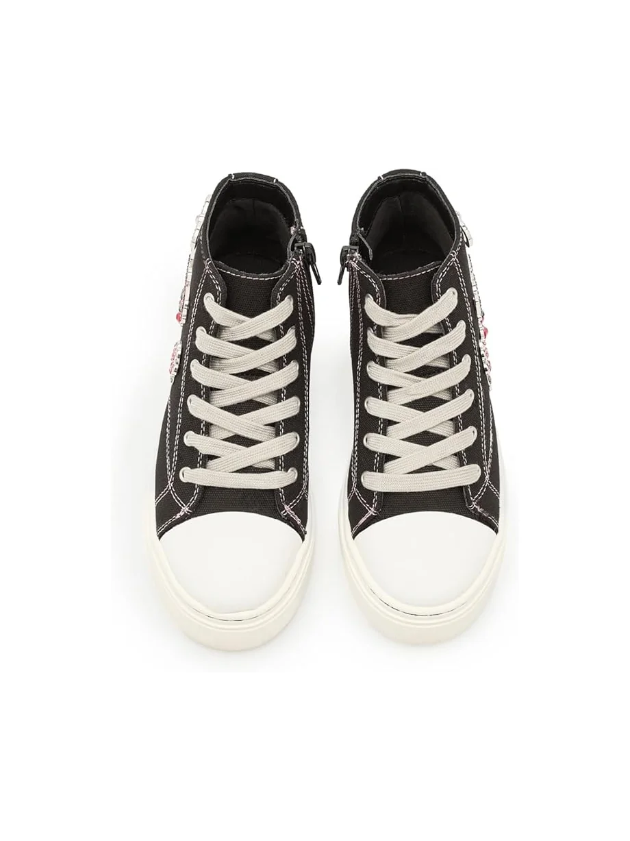 Детские сандалии Steve Madden Joycee (Little Kid/Big Kid) Steve Madden Kids — изображение 2 из 7, черный