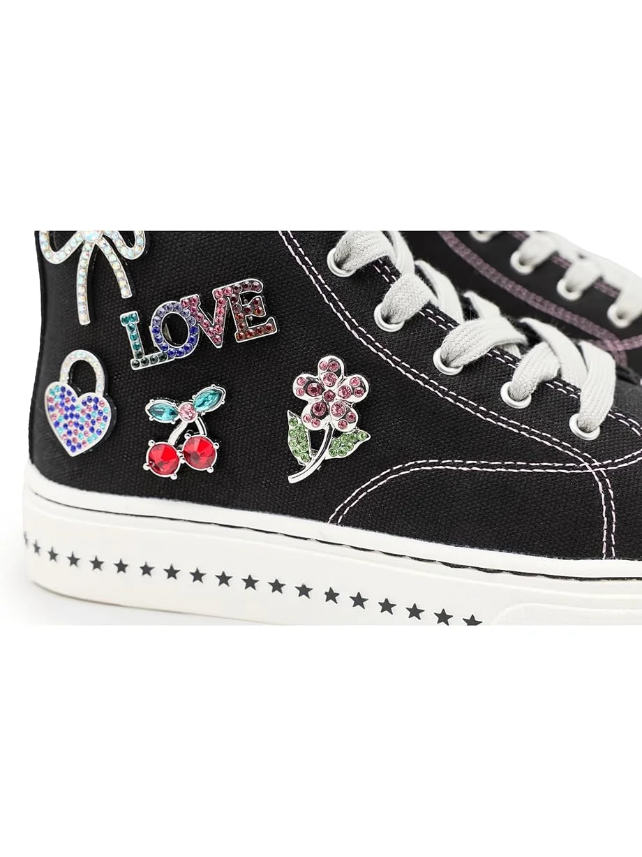 Детские сандалии Steve Madden Joycee (Little Kid/Big Kid) Steve Madden Kids — изображение 6 из 7, черный