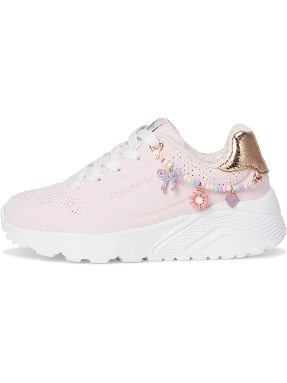 Детские кроссовки Skechers Uno Lite 310423l (Little Kid/Big Kid) SKECHERS KIDS — изображение 4 из 7, светлый розовый/мульти
