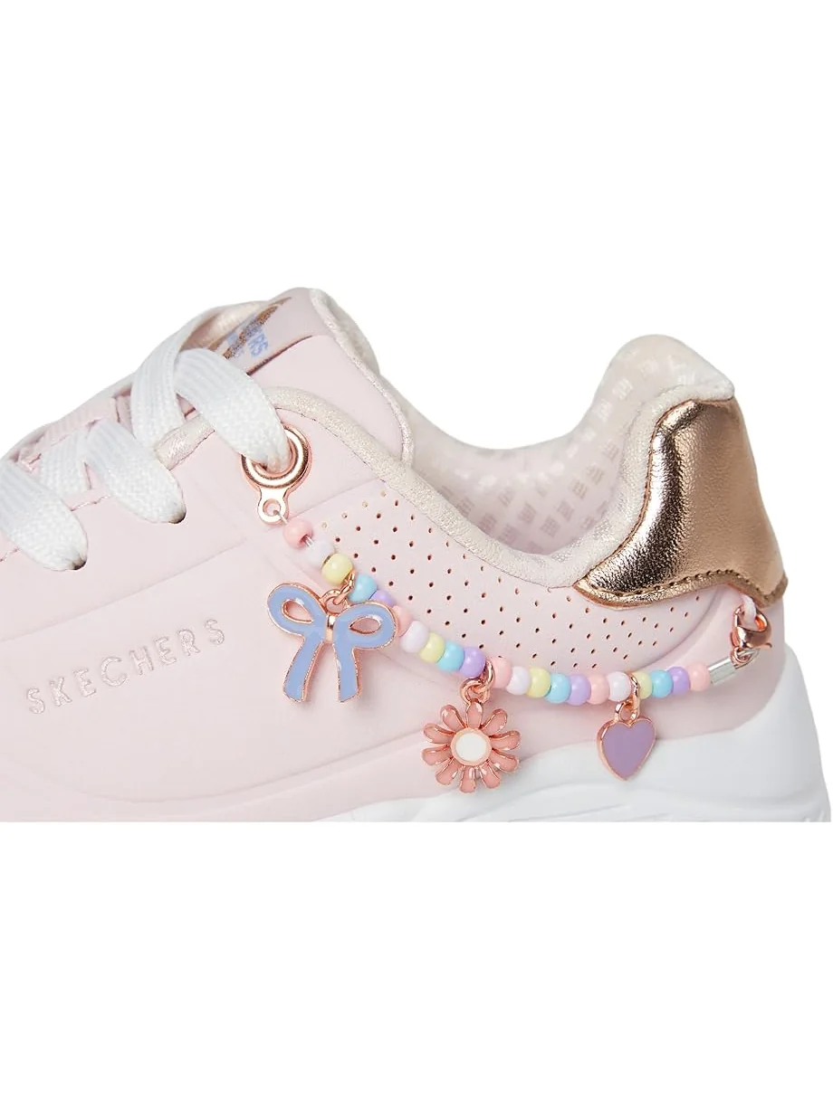 Детские кроссовки Skechers Uno Lite 310423l (Little Kid/Big Kid) SKECHERS KIDS — изображение 6 из 7, светлый розовый/мульти