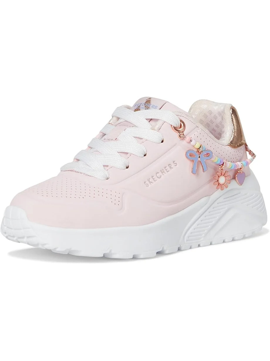 Детские кроссовки Skechers Uno Lite 310423l (Little Kid/Big Kid) SKECHERS KIDS — изображение 7 из 7, светлый розовый/мульти