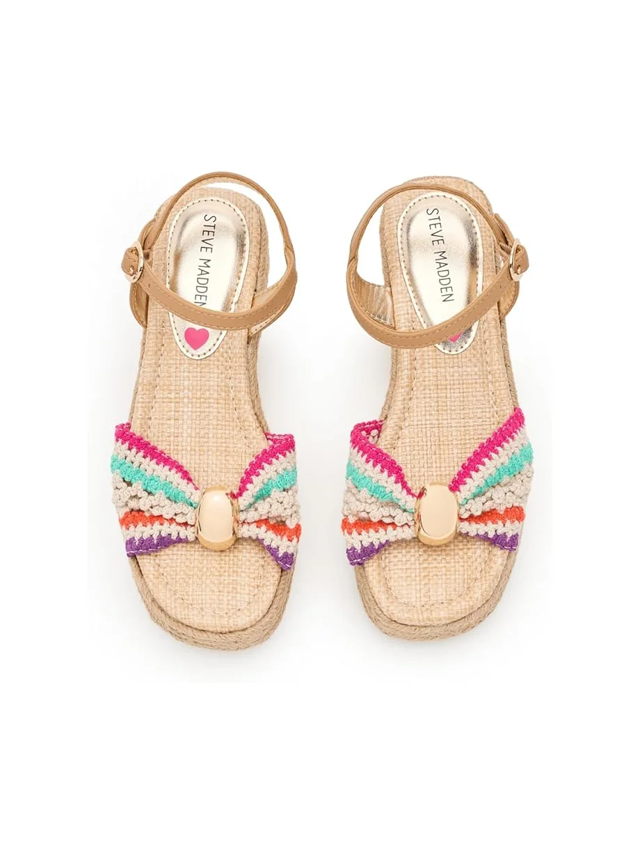 Детские туфли Steve Madden Bowden (Little Kid/Big Kid) Steve Madden Kids — изображение 2 из 7, бежевый