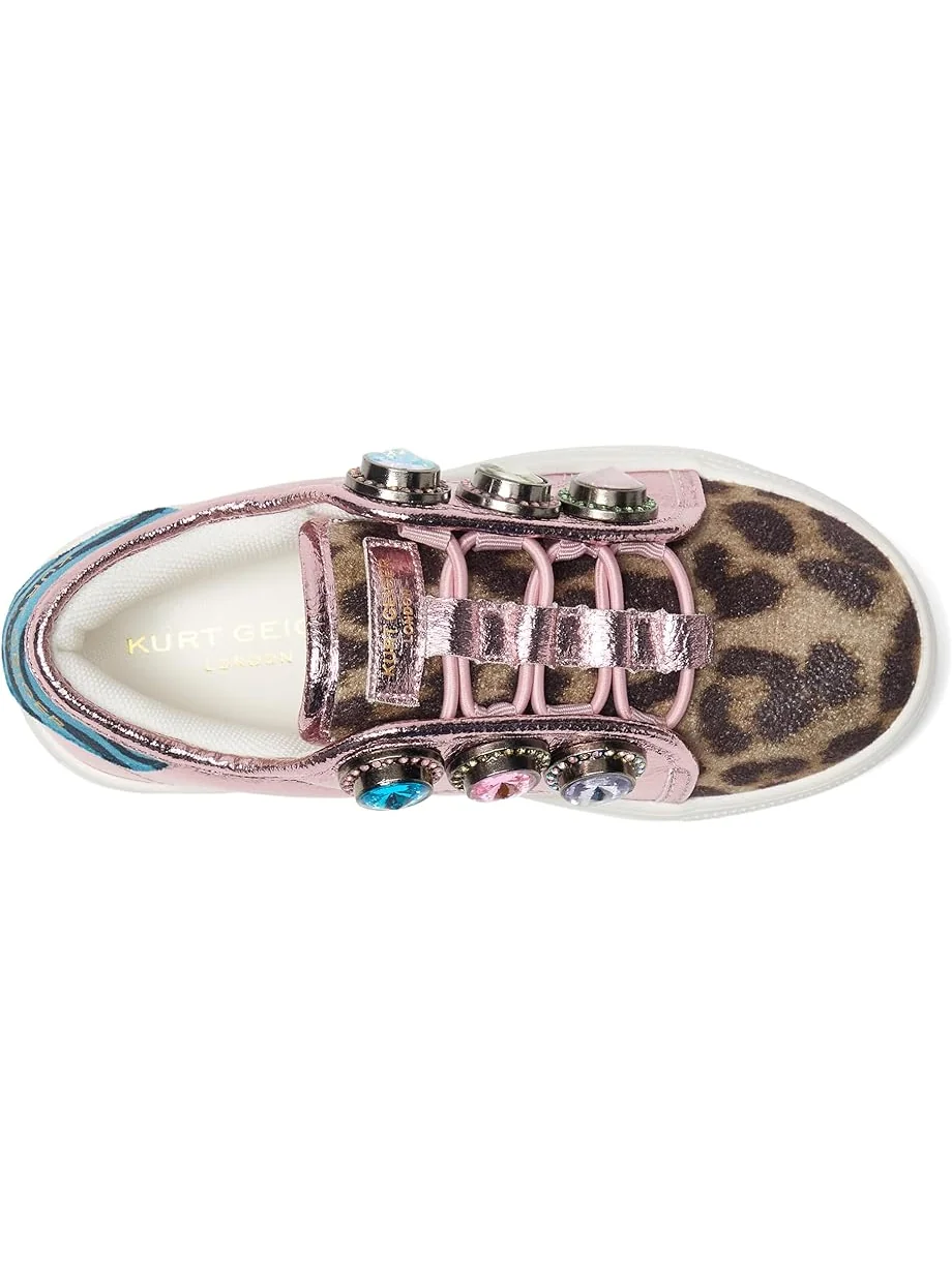 Детские кроссовки Kurt Geiger London Kids Mini Laney Octavia (Little Kid/Big Kid) — изображение 2 из 7, розовый