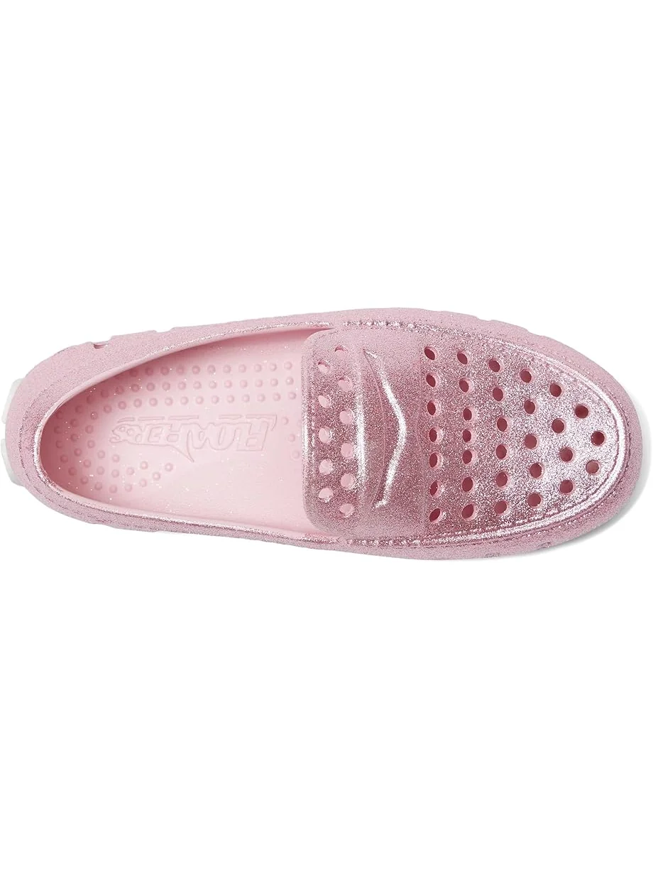 Детские мокасины Floafers Prodigy Driver Sparkle (Toddler/Little Kid/Big Kid) Floafers Kids — изображение 2 из 7, розовый