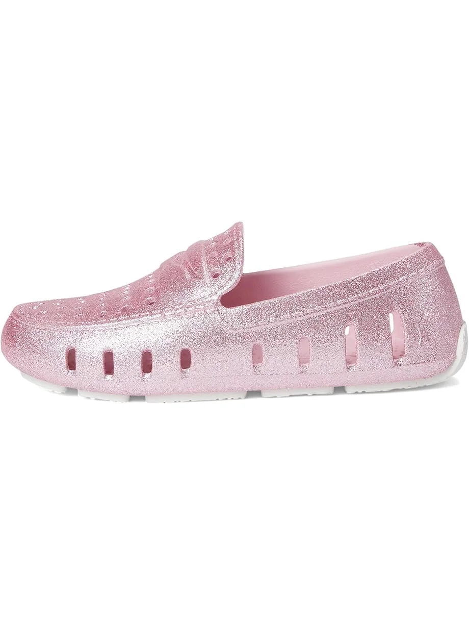 Детские мокасины Floafers Prodigy Driver Sparkle (Toddler/Little Kid/Big Kid) Floafers Kids — изображение 4 из 7, розовый