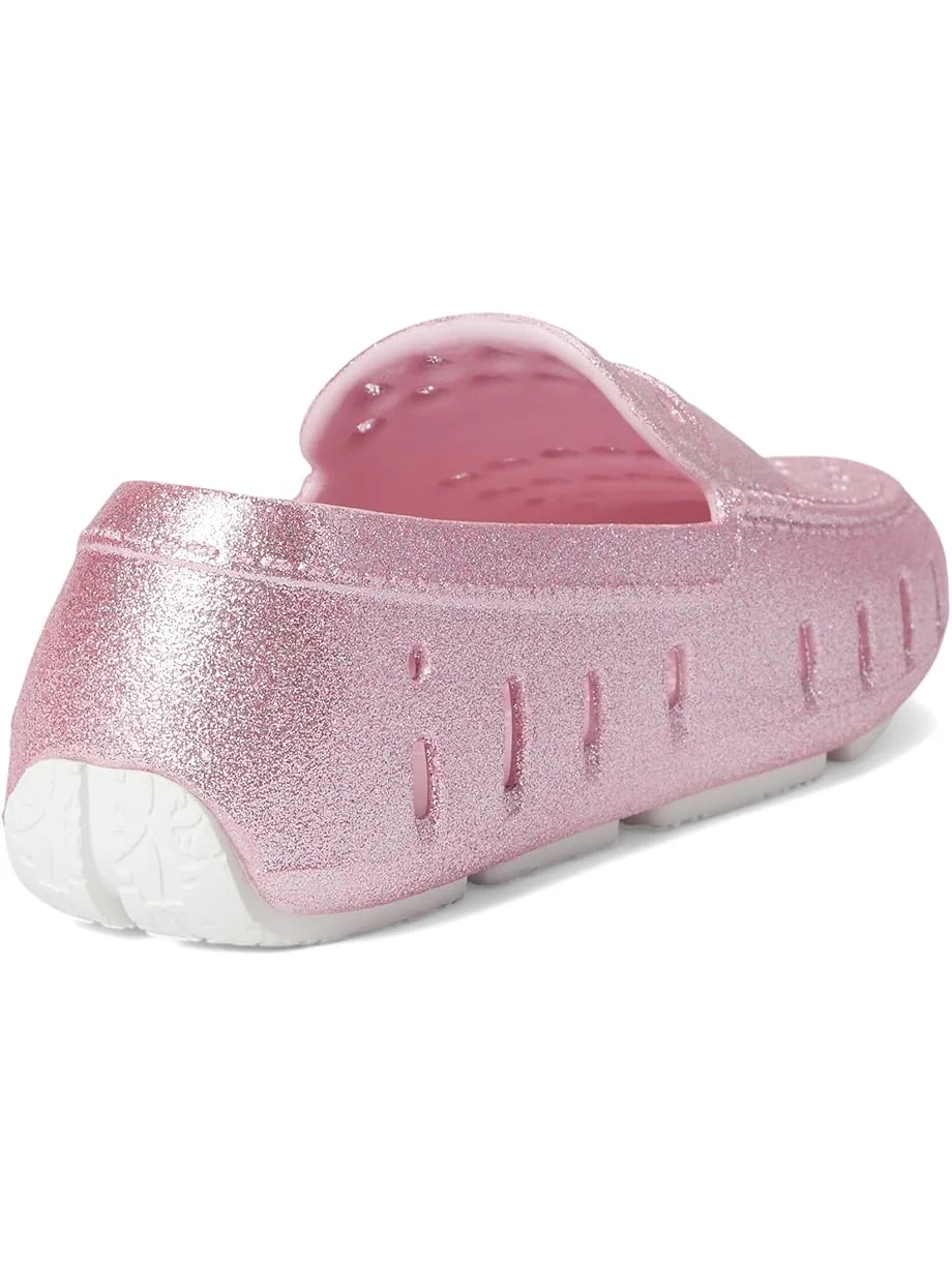 Детские мокасины Floafers Prodigy Driver Sparkle (Toddler/Little Kid/Big Kid) Floafers Kids — изображение 5 из 7, розовый