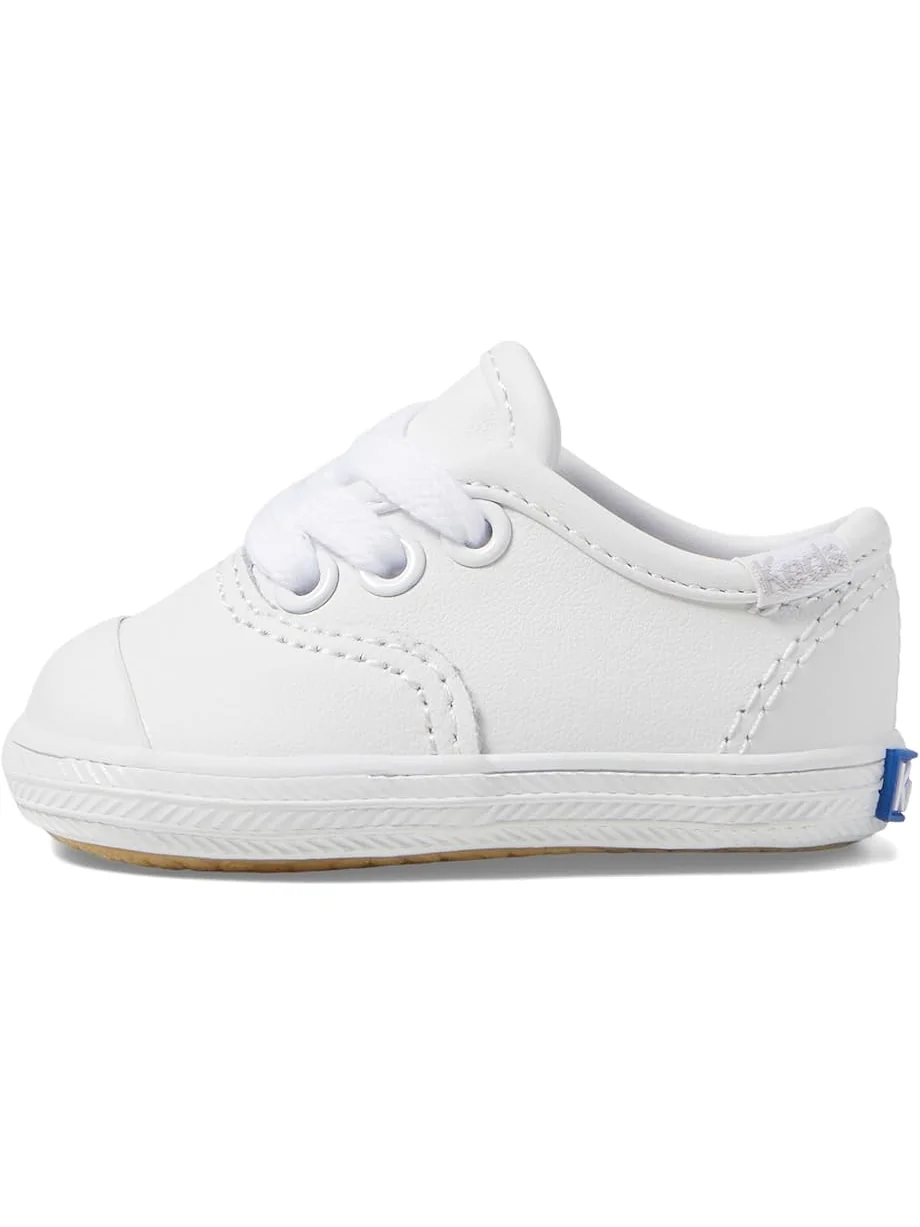Детские ботиночки Keds Champion Toe Cap Crib (Toddler/Little Kid) Keds Kids — изображение 4 из 6, белый