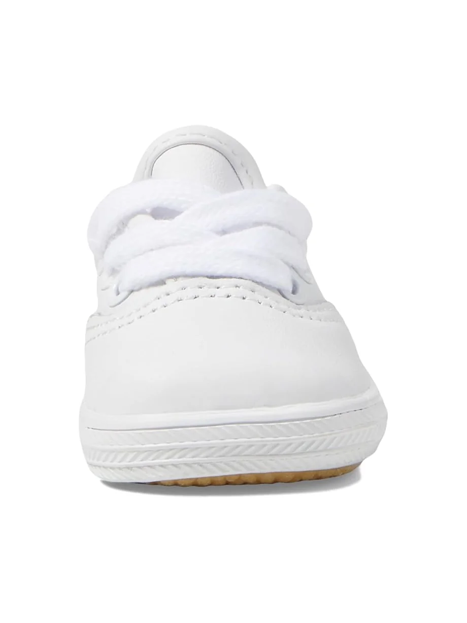 Детские ботиночки Keds Champion Toe Cap Crib (Toddler/Little Kid) Keds Kids — изображение 6 из 6, белый