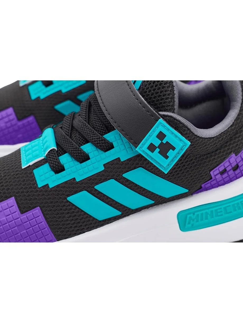 Детские кроссовки Adidas Kids X Minecraft Pro Elastic Lace — изображение 6 из 7, черный/голубой/белый