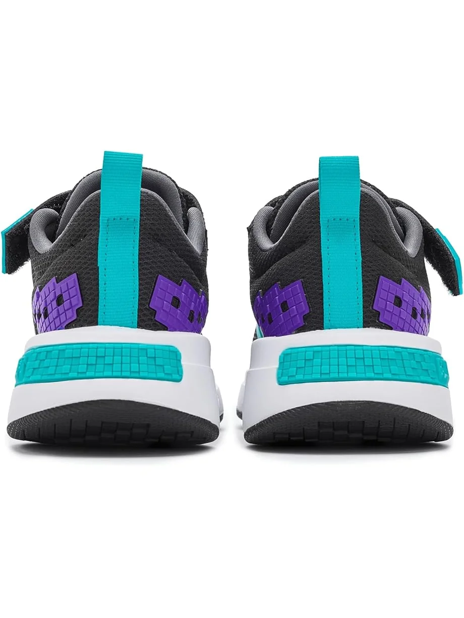 Детские кроссовки Adidas Kids X Minecraft Pro Elastic Lace — изображение 7 из 7, черный/голубой/белый