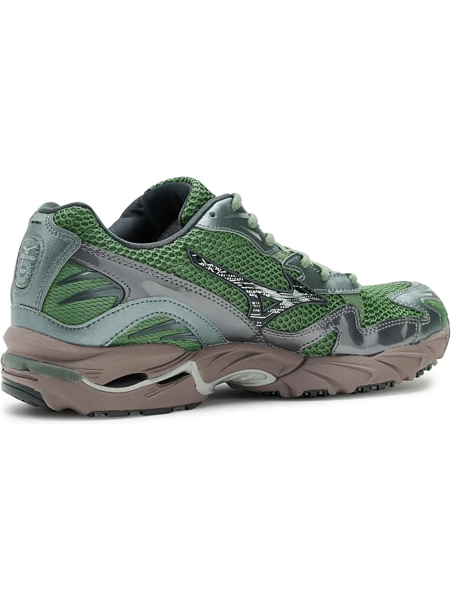 Кроссовки Mizuno Wave Rider 10 — изображение 3 из 7, зеленый/черный песочный