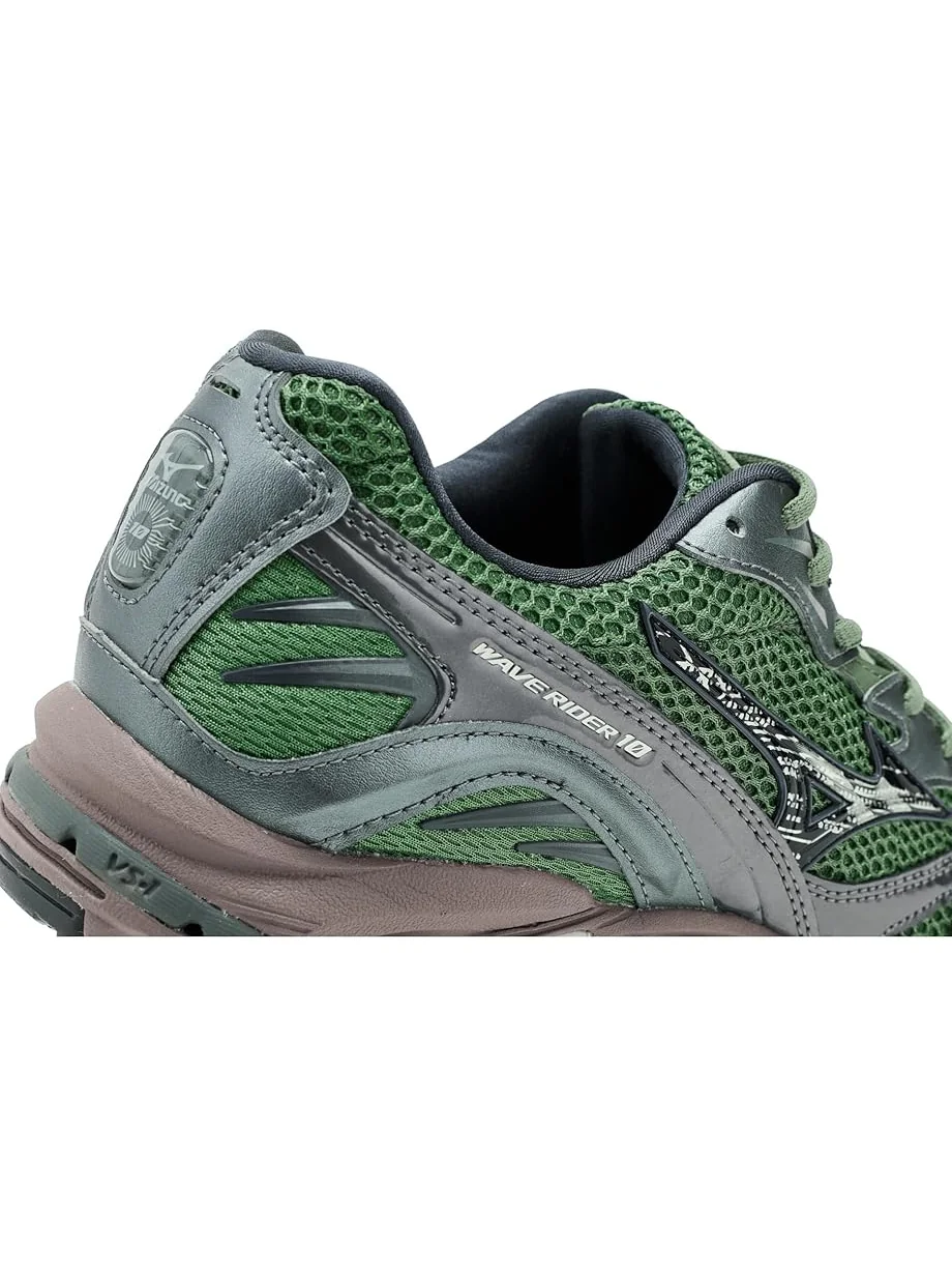 Кроссовки Mizuno Wave Rider 10 — изображение 6 из 7, зеленый/черный песочный