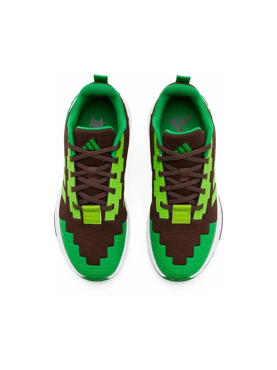 Детские кроссовки Adidas Kids X Minecraft Pro — изображение 2 из 7, зеленый/белый