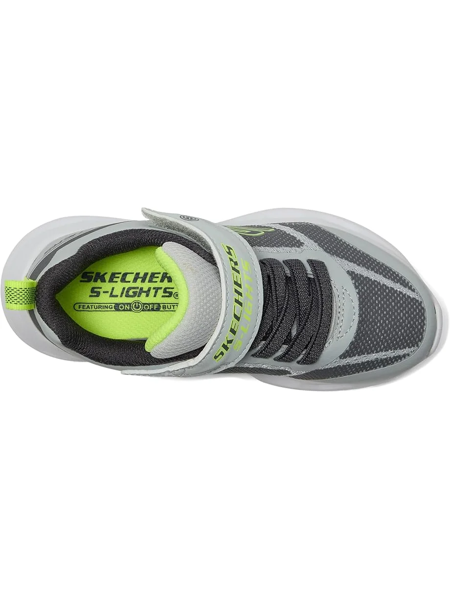 Детские кроссовки SKECHERS KIDS Glide-Step Lights 400240L (Little Kid/Big Kid) — изображение 2 из 7, серый